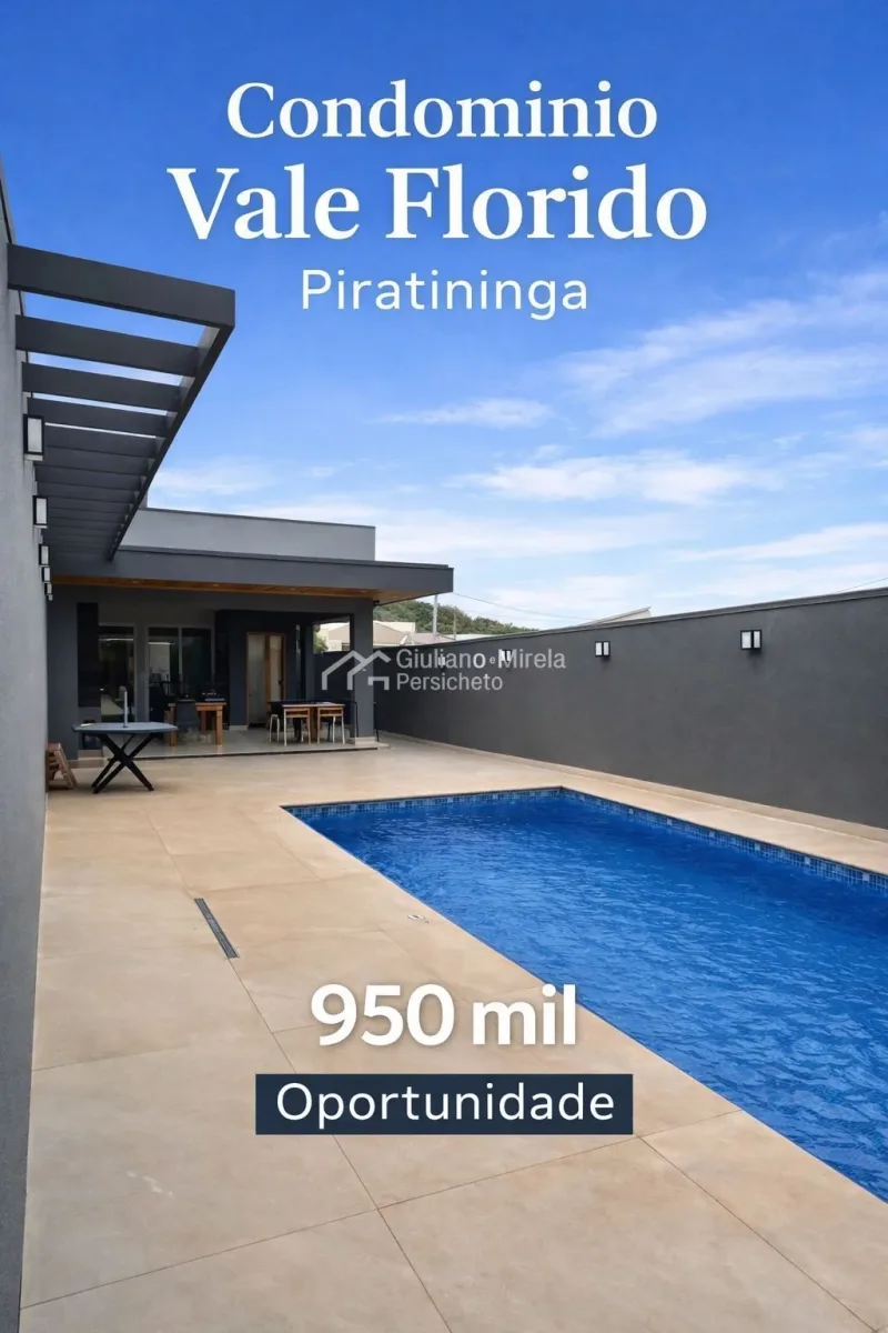 Casa A Venda No Condomínio Vale Florido II - Piratininga